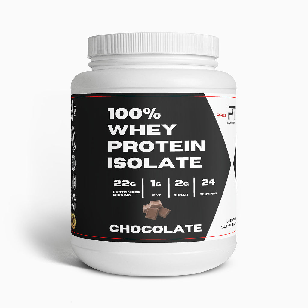 Pro Tip 100% Whey Protein Isolate | Chocolate Flavor | 22g Protein | 24 Servings