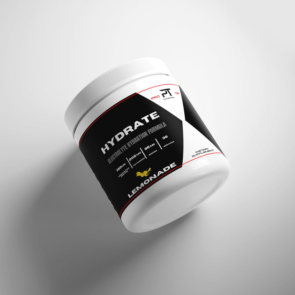 Pro Tip Hydrate | Electrolyte Hydration Formula Drink Mix | Lemonade Flavor | 30 Servings