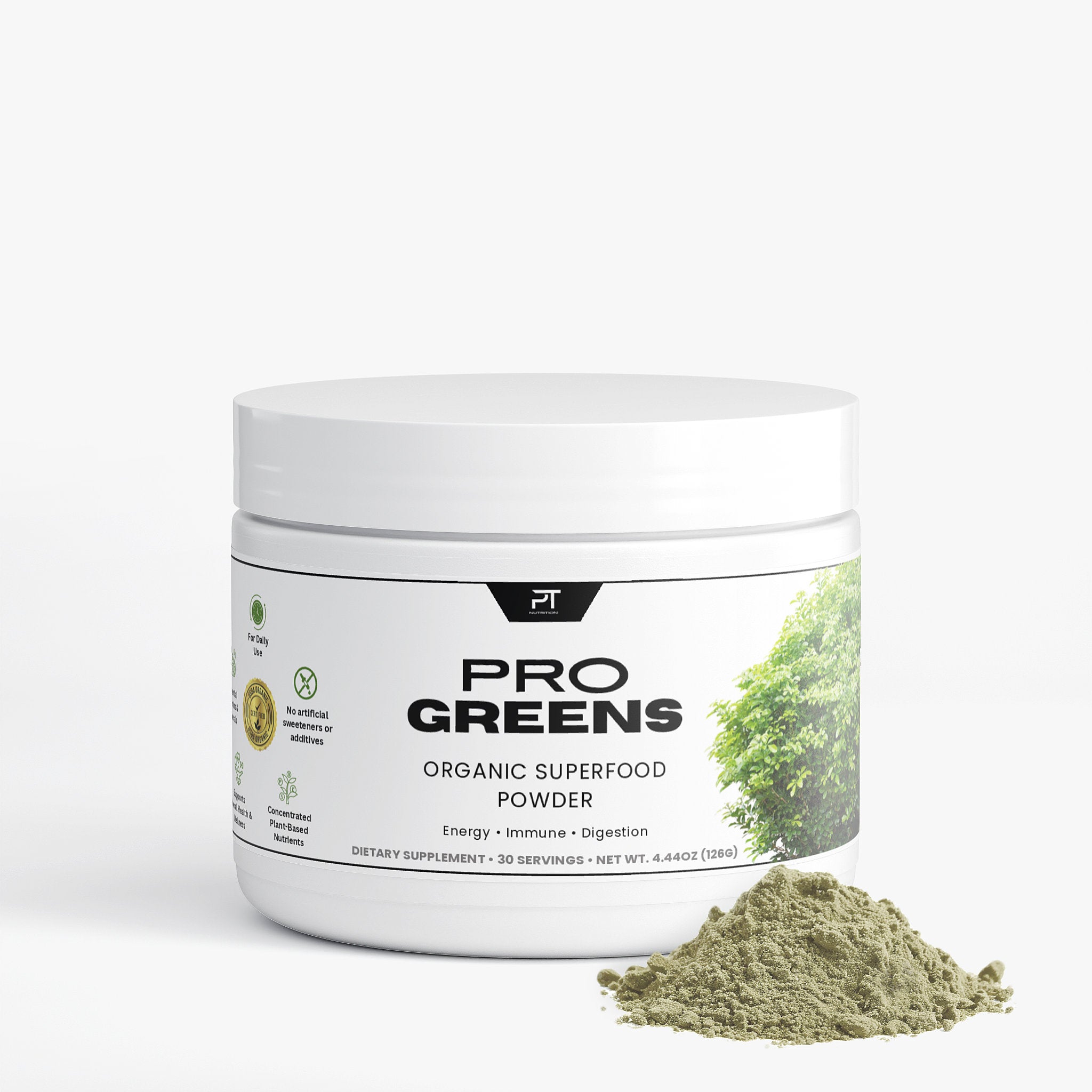 Pro Tip ProGreens | Organic Superfood Powder | 30 Servings - Pro Tip Nutritional Supplements
