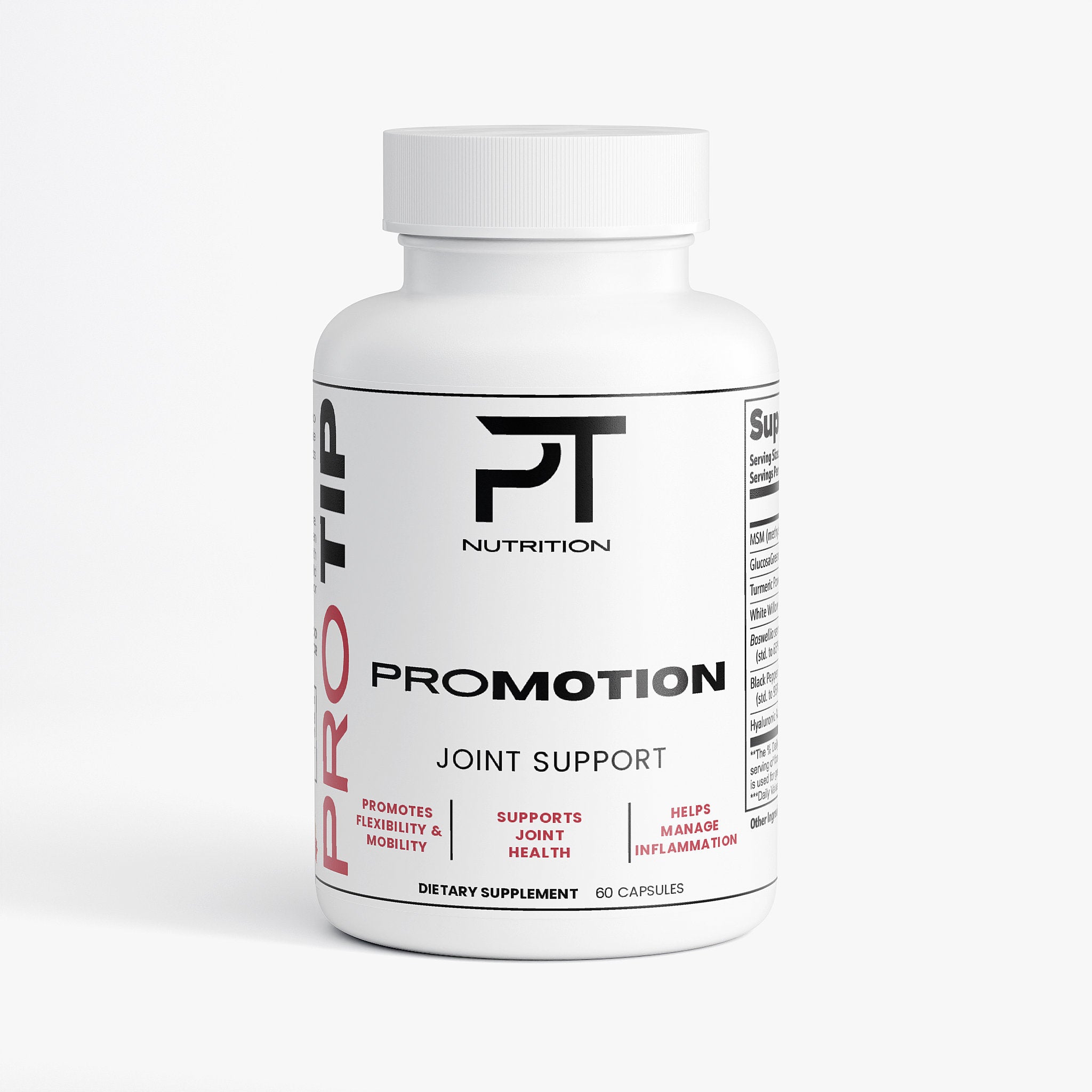 Pro Tip ProMotion | Joint Support | Essential Nutrients for Joint Health | 60 Capsules - Pro Tip Nutritional Supplements