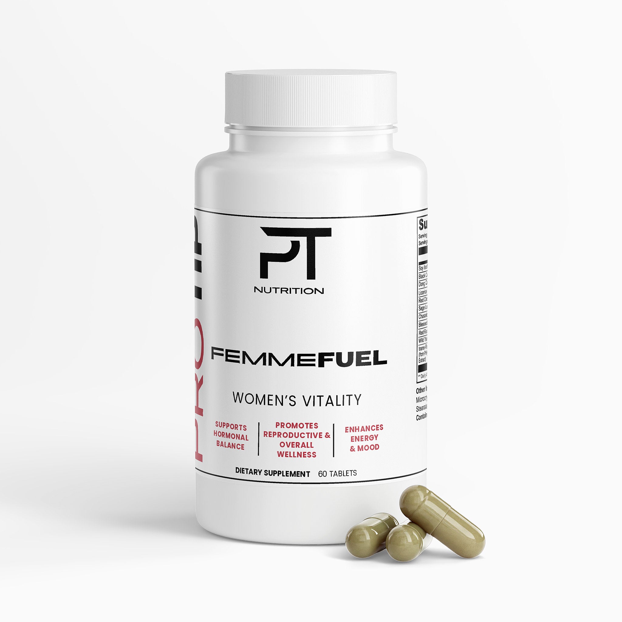 Pro Tip FemmeFuel | Women's Vitality | Multivitamin | 60 Tablets - Pro Tip Nutritional Supplements