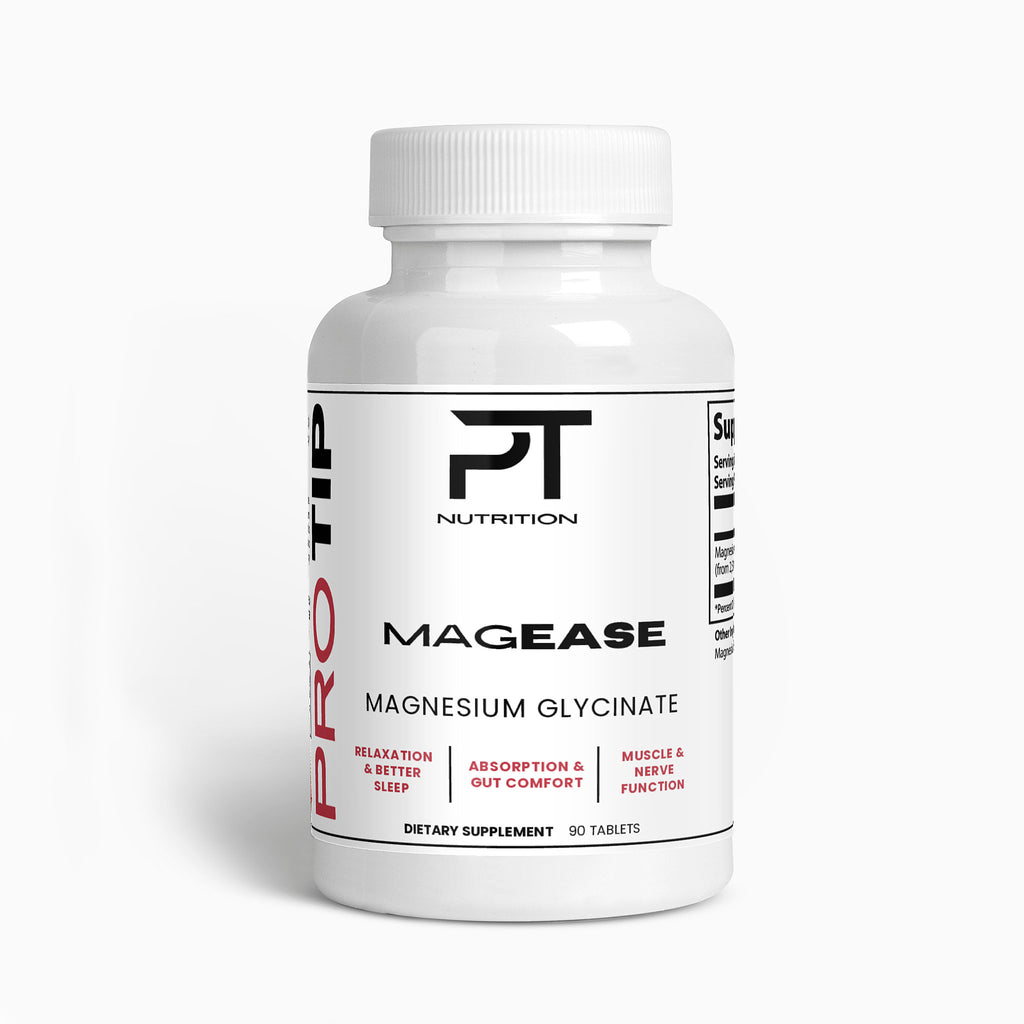 Pro Tip MagEase | Bone + Joint + Sleep + Calm | Magnesium Glycinate | 90 Capsules - Pro Tip Nutritional Supplements