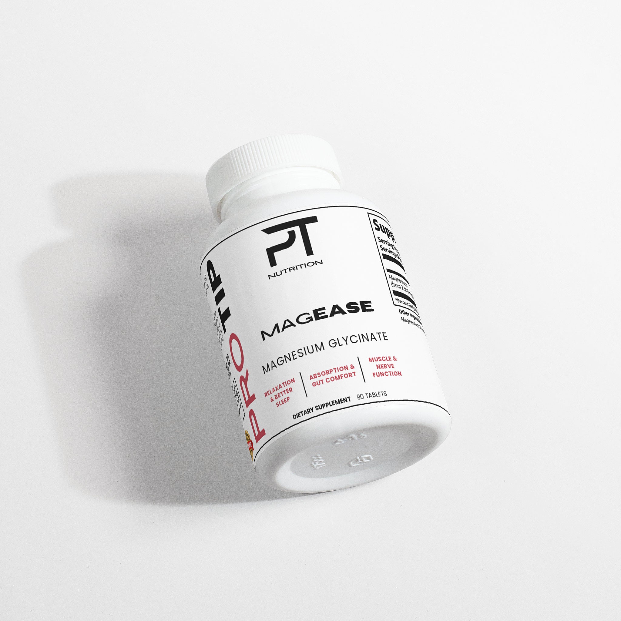 Pro Tip MagEase | Bone + Joint + Sleep + Calm | Magnesium Glycinate | 90 Capsules - Pro Tip Nutritional Supplements