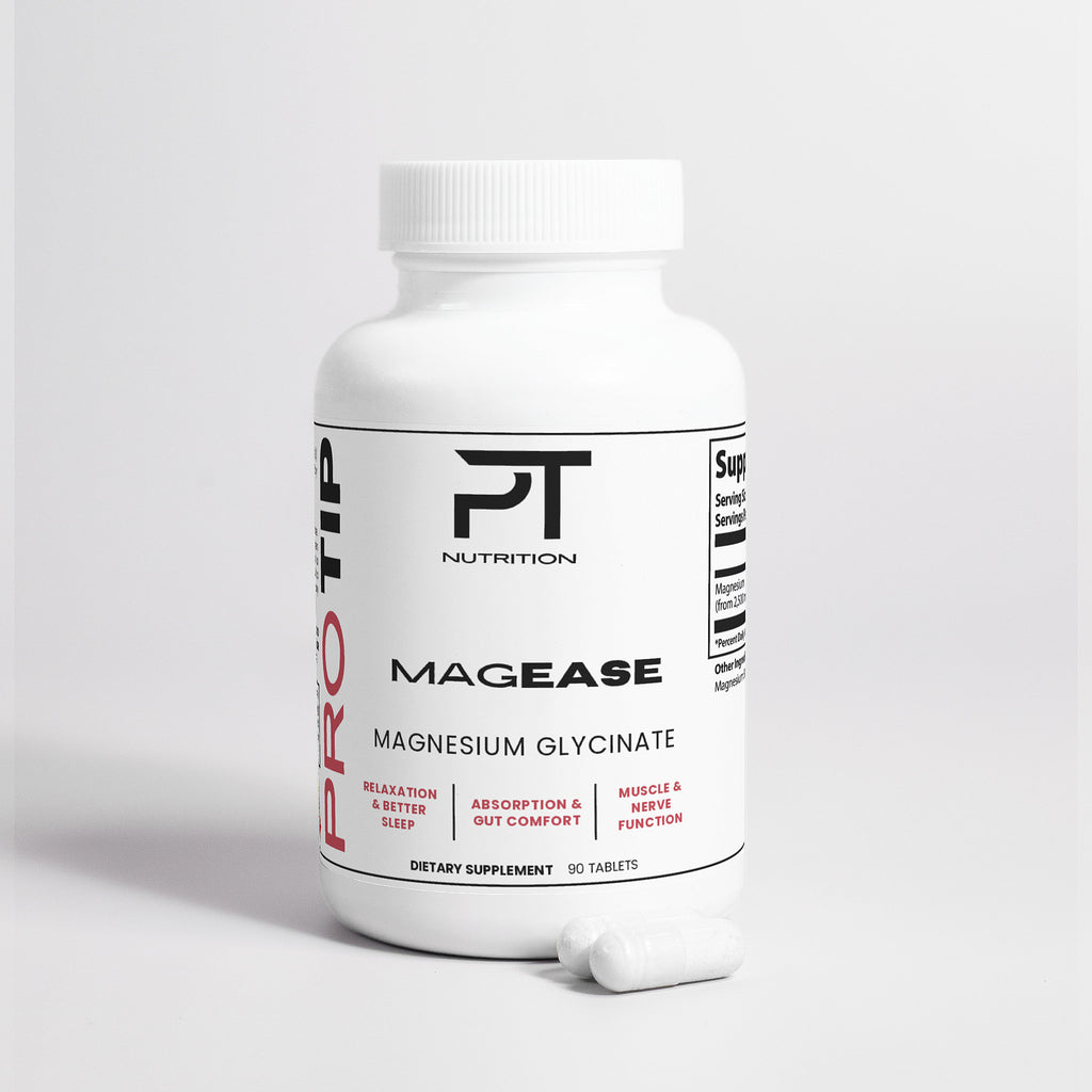 Pro Tip MagEase | Bone + Joint + Sleep + Calm | Magnesium Glycinate | 90 Capsules - Pro Tip Nutritional Supplements