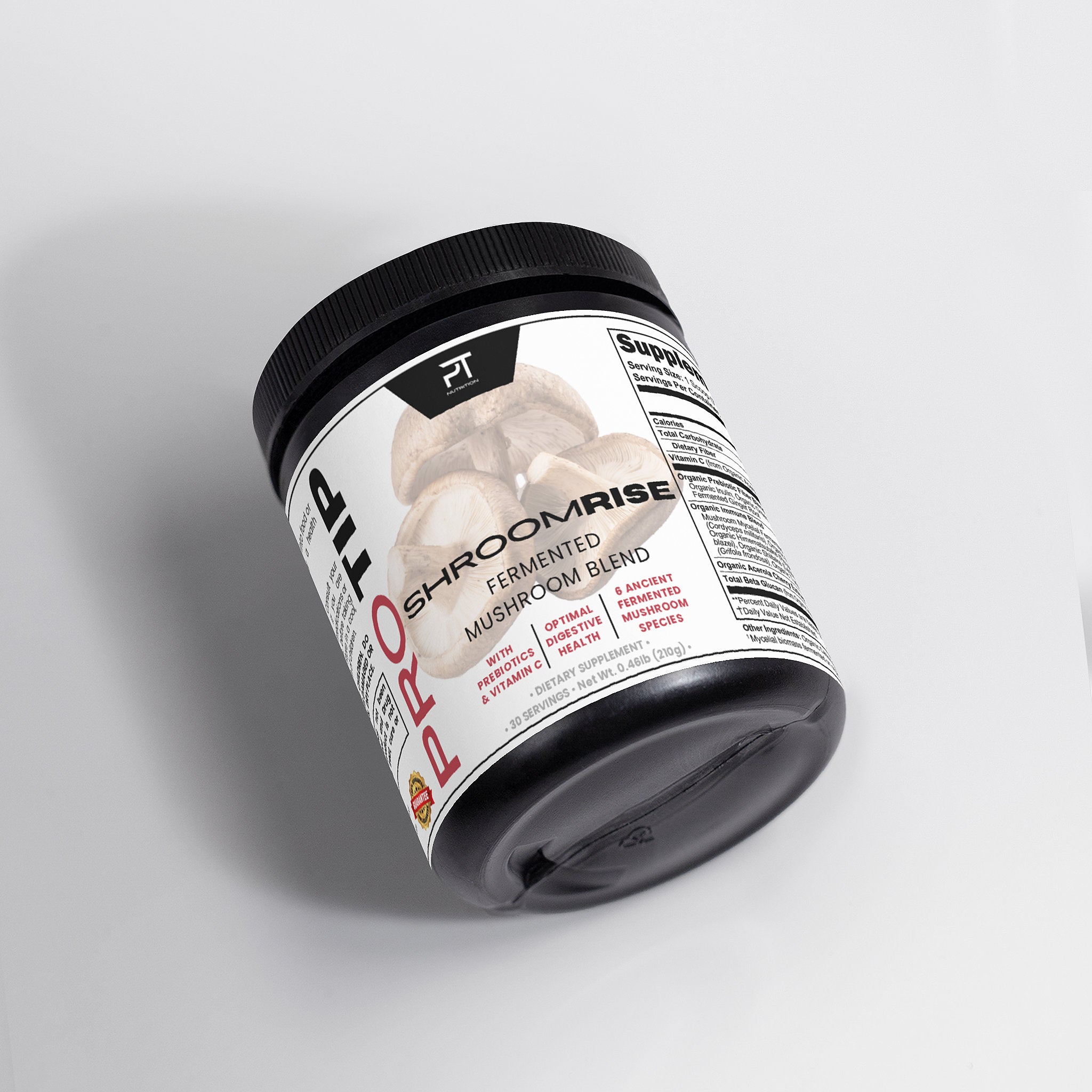 Pro Tip ShroomRise | Fermented Mushroom Powder | 30 Servings - Pro Tip Nutritional Supplements