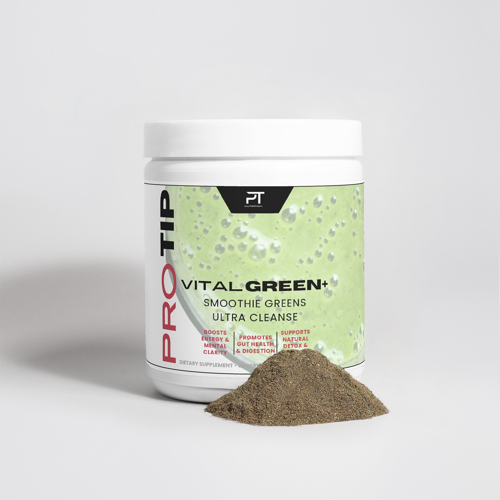 Pro Tip VitalGreen+ | Ultra Cleanse Smoothie Green Powder | 50 Servings - Pro Tip Nutritional Supplements