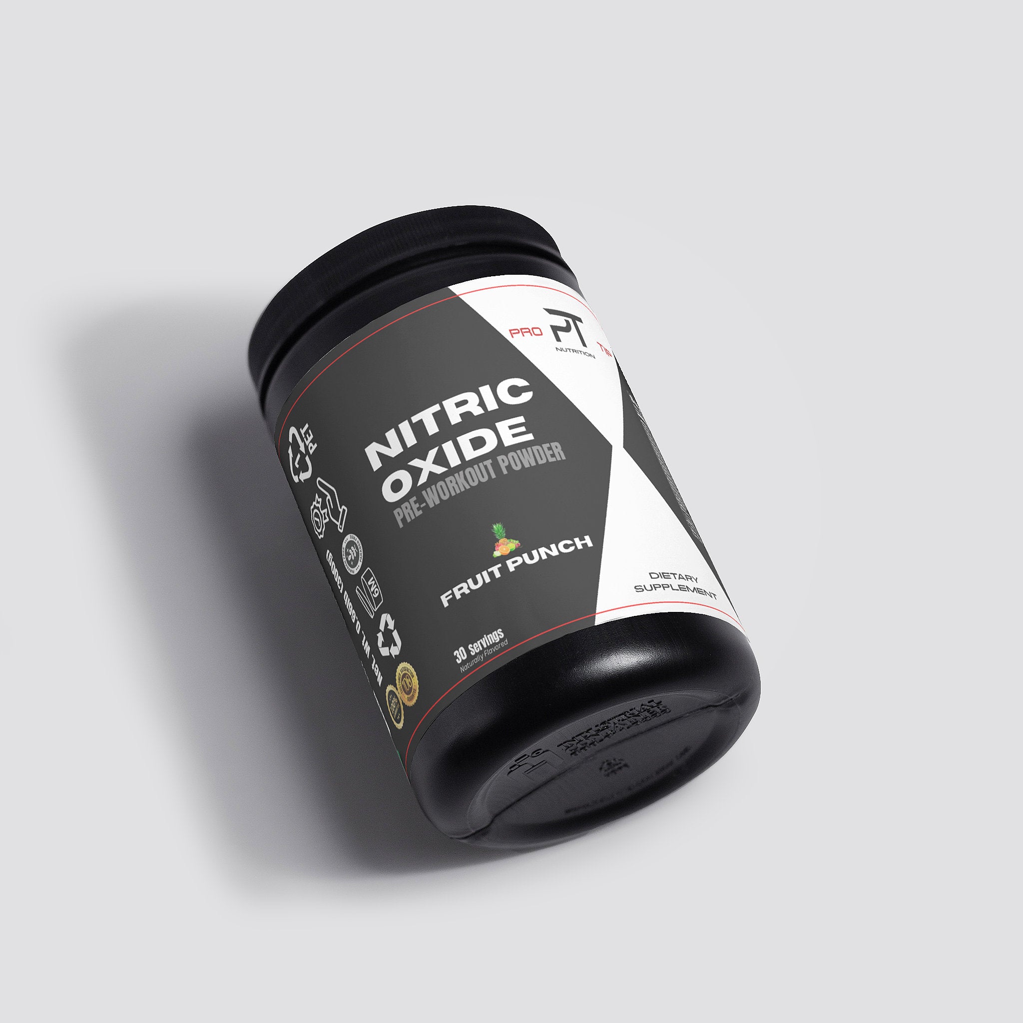 Pro Tip Nitric Oxide | Pre-Workout Powder | Fruit Punch | 30 Servings - Pro Tip Nutritional Supplements