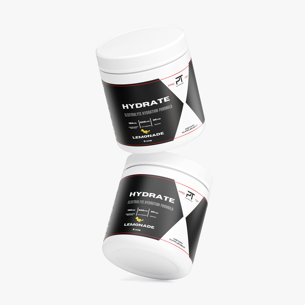 Pro Tip Hydrate | Electrolyte Hydration Formula Drink Mix | Lemonade Flavor | 30 Servings