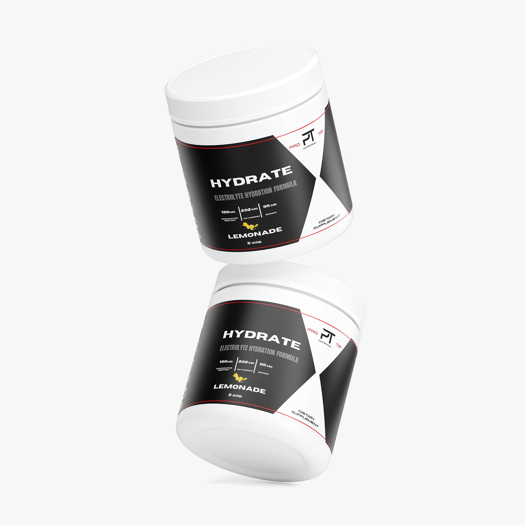 Pro Tip Hydrate | Electrolyte Hydration Formula Drink Mix | Lemonade Flavor | 30 Servings