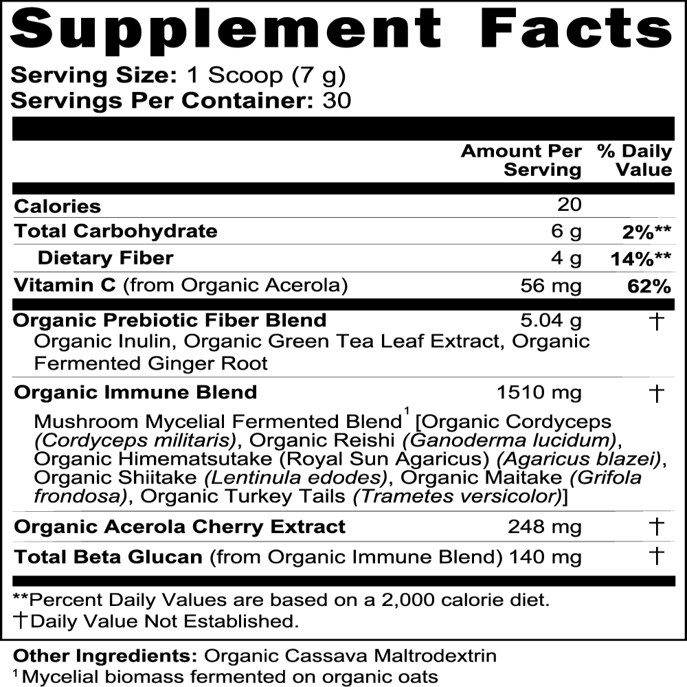Pro Tip ShroomRise | Fermented Mushroom Powder | 30 Servings - Pro Tip Nutritional Supplements
