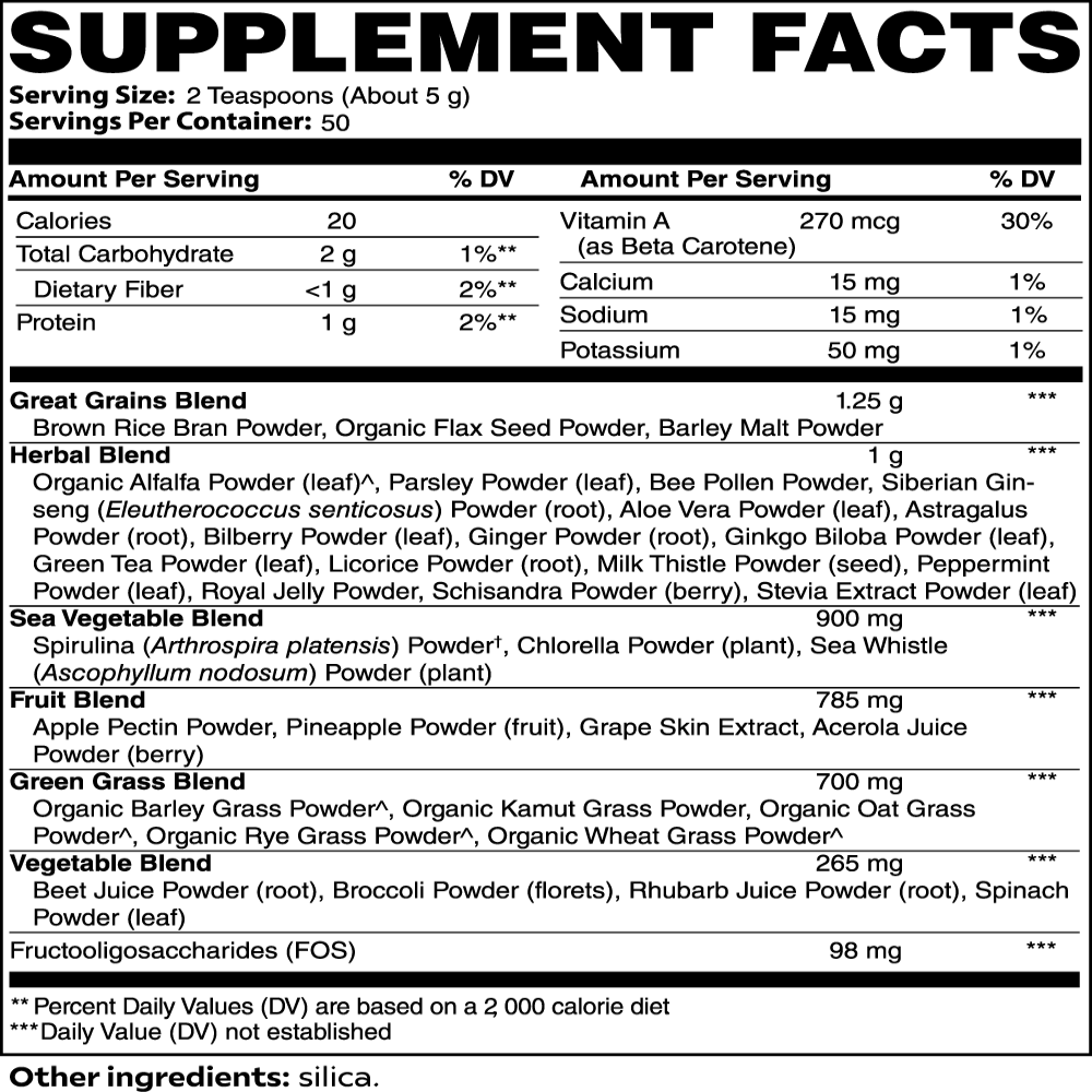 Pro Tip VitalGreen+ | Ultra Cleanse Smoothie Green Powder | 50 Servings - Pro Tip Nutritional Supplements