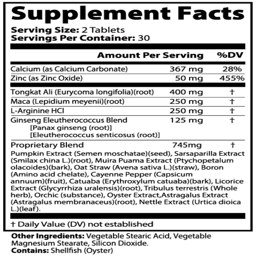 Pro Tip PrimeFuel | Men’s Vitality | Multivitamin | 60 Tablets - Pro Tip Nutritional Supplements