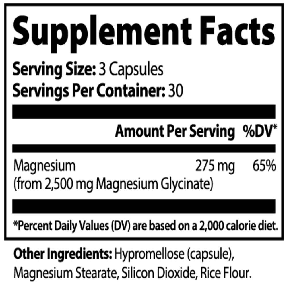 Pro Tip MagEase | Bone + Joint + Sleep + Calm | Magnesium Glycinate | 90 Capsules - Pro Tip Nutritional Supplements