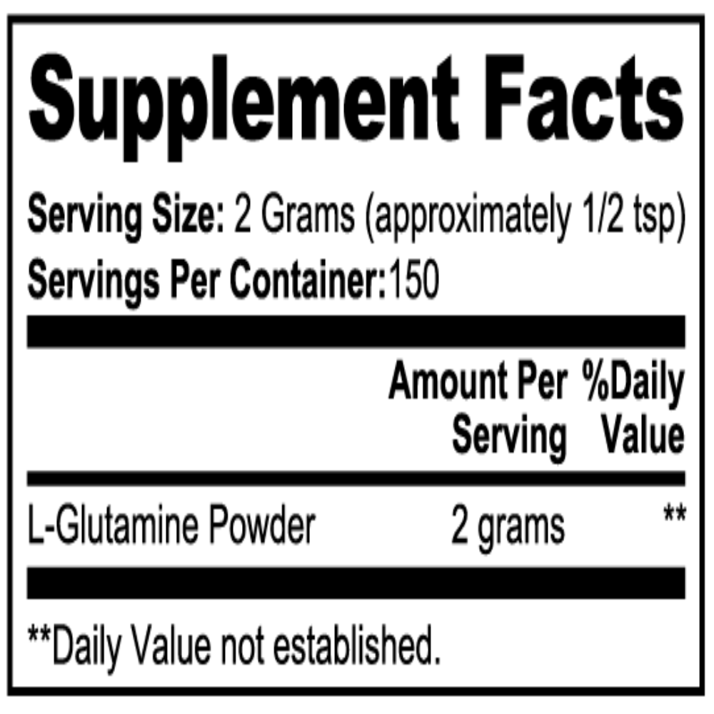 Pro Tip L-Glutamine Powder | Essential Amino Acids | Unflavored | 150 Servings - Pro Tip Nutritional Supplements